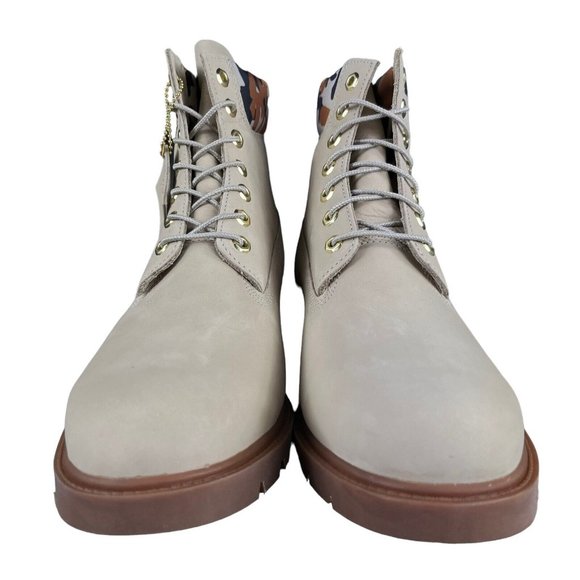 Timberland Classic 6" Light Beige Camo Nubuck Boots Men's Size 11 M - Picture 2 of 9